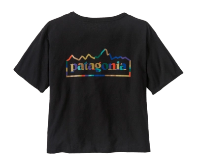 T-Shirt Patagonia Women Unity Fitz Easy Cut Responsibili-Tee Ink Black