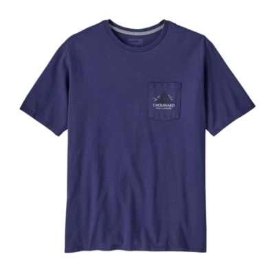 T-Shirt Patagonia Men Chouinard Crest Pocket Responsibili-Tee Solstice Purple