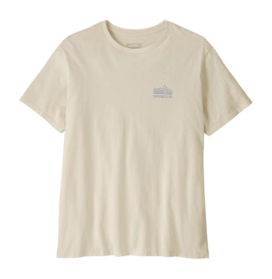 T-Shirt Patagonia Unisex Strataspire Responsibili-Tee Birch White
