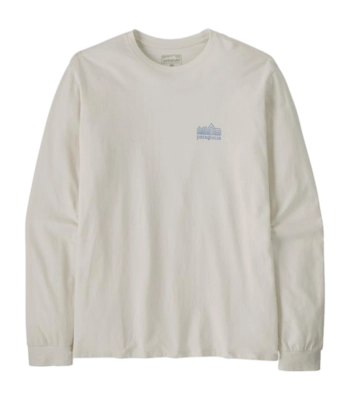 Longsleeve Patagonia Unisex Strataspire Responsibili-Tee Birch White