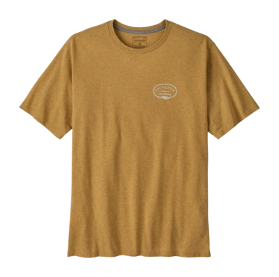 T-Shirt Patagonia Men Clean Climb Roots Responsibili-Tee Pufferfish Gold
