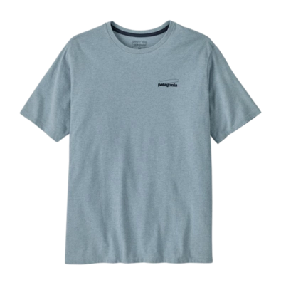 T-Shirt Patagonia Men Casting Logo Responsibili-Tee Thermal Blue