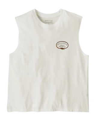 Tanktop Patagonia Women Clean Climb Roots Boxy Organic White