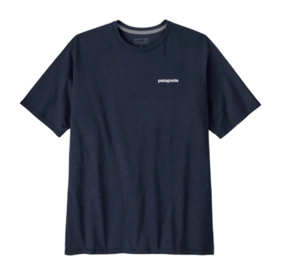T-Shirt Patagonia Men P-6 Logo Responsibili-Tee New Navy