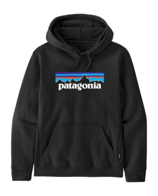 Hoodie Patagonia Unisex P-6 Logo Uprisal Black 25