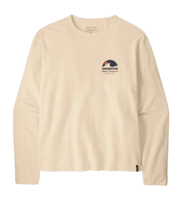 Longsleeve Patagonia Men LW Applied Imagination Wildrise Crew Natural