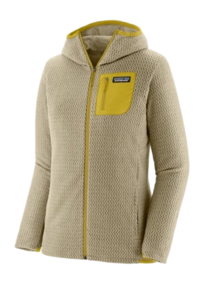 Vest Patagonia Women R1 Air Full-Zip Hoody Buttercup Yellow
