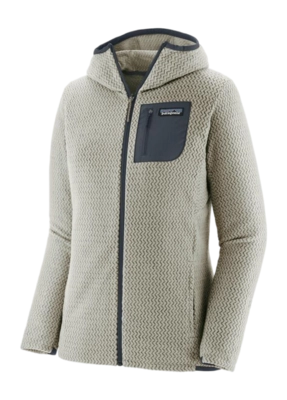 Vest Patagonia Women R1 Air Full-Zip Hoody Wool White