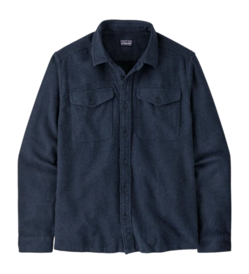 Blouse Patagonia Men Fjord Flannel Shirt Whole Weave: New Navy