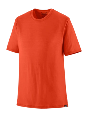 T-Shirt Patagonia Men Capilene Cool Merino Blend Shirt Pollinator Orange