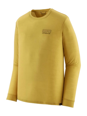 Longsleeve Patagonia Men Capilene Cool Merino Blend Graphic Shirt Fitz Roy Strata: Bundle Green