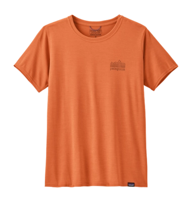 T-Shirt Patagonia Women Capilene Cool Daily Graphic Shirt Strataspire: Rock Melon X-Dye