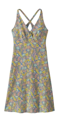 Dress Patagonia Women Amber Dawn Dress Flourish: Abundant Blue