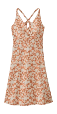 Dress Patagonia Women Amber Dawn Dress Way Back: Rock Melon 25