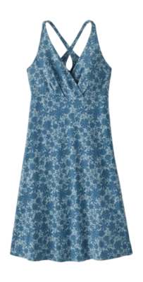 Jurk Patagonia Women Amber Dawn Dress Way Back: Still Blue