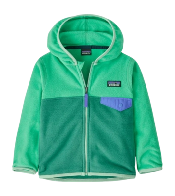 Sweatjacke Patagonia Micro D Snap-T Jacket Baby Heartleaf Green