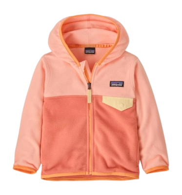 Vest Patagonia Baby Micro D Snap-T Jacket Peak Pink