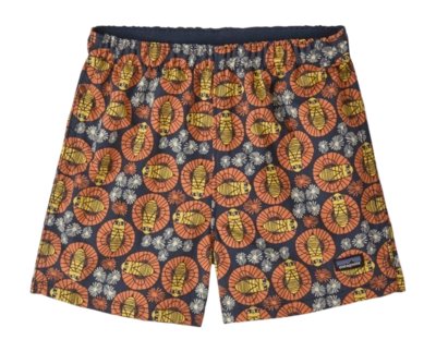 Korte broek Patagonia Baby Baggies Shorts Bee You: New Navy