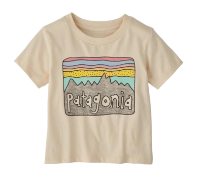 T-Shirt Patagonia Fitz Roy Skies Babys Undyed Natural