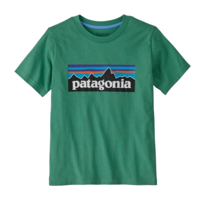 T-Shirt Patagonia Kids P-6 Logo Heartleaf Green
