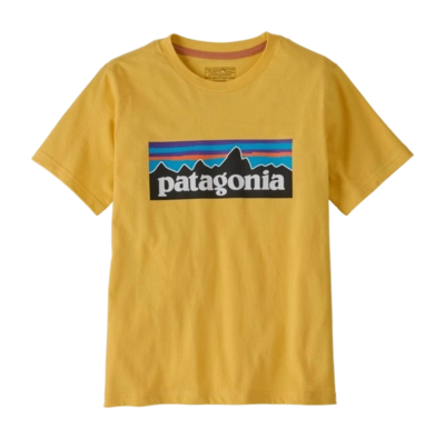 T-Shirt Patagonia Kids P-6 Logo Nectar Yellow