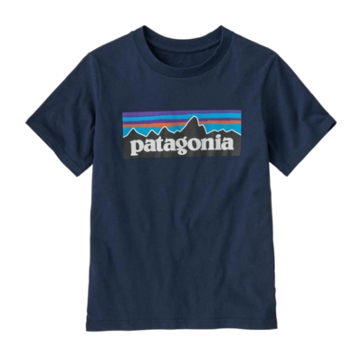 T-Shirt Patagonia Kids P-6 Logo New Navy 25