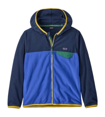 Gilet Patagonia Enfants Micro D Snap-T Veste Eddy Blue