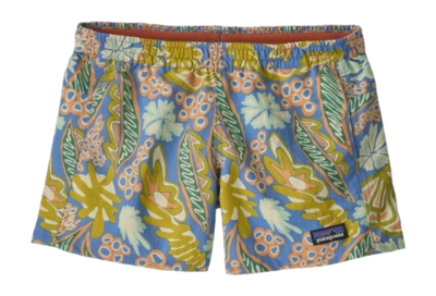 Korte broek Patagonia Kids Baggies Shorts Flourish: Abundant Blue