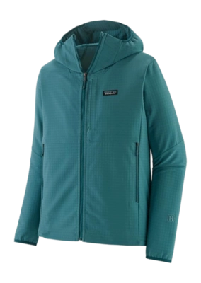 Gilet Patagonia Homme R1 TechFace Hoody Wetland Blue
