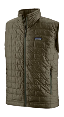 Gilet Patagonia Homme Nano Puff Vest Basin Green avec Tent Green