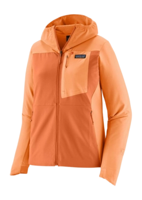 Jacket Patagonia Women R1 CrossStrata Hoody Rock Melon