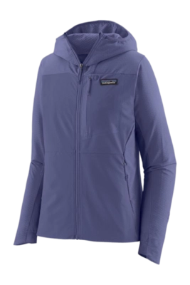 Jacket Patagonia Women R1 CrossStrata Hoody Solstice Purple