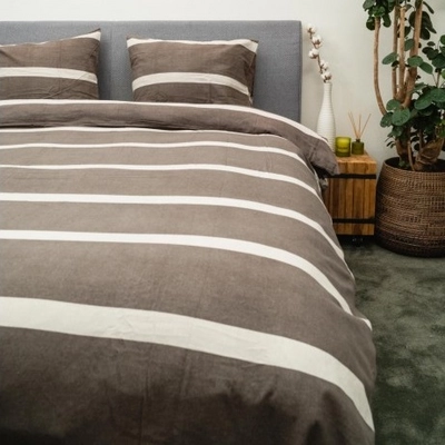 Bettwäsche Kayori Wada Flanell Taupe