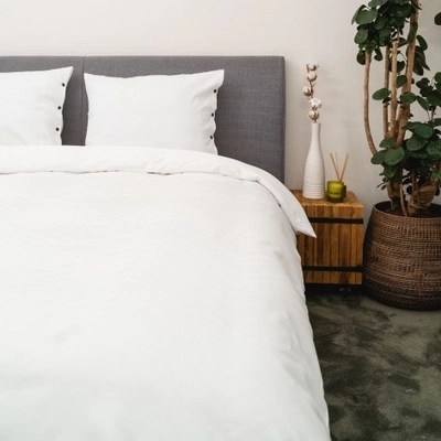 Bettwäsche Kayori Gojo Baumwolle-Satin Weiss