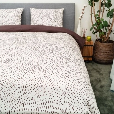Bettwäsche Kayori Mura Baumwolle-Satin Naturell