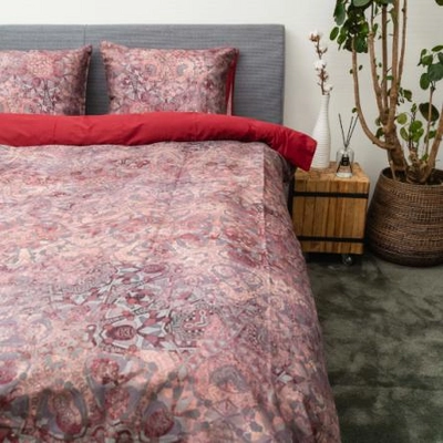 Bettwäsche Kayori Chana Baumwolle-Satin Lila