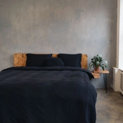 Bettwäsche Kayori Izakaya Washed Tencel Schwarz