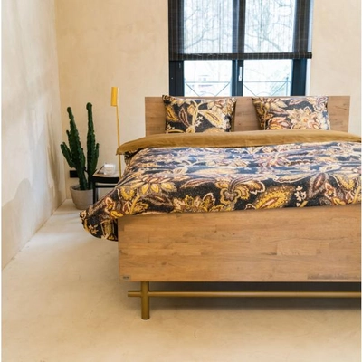 Bettwäsche Kayori Isao Pima Baumwolle Satin Gold