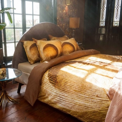 Bettwäsche Ikeda Baumwolle Satin Sand