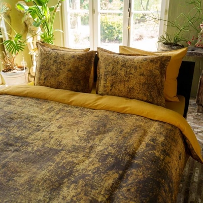 Bettwäsche Ushino Baumwolle Satin Gelb