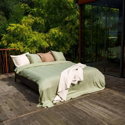 Bettwäsche Watari Leinen Olive