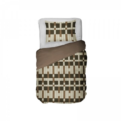 Bettwäsche Kayori Abashi Baumwolle-Satin Braun