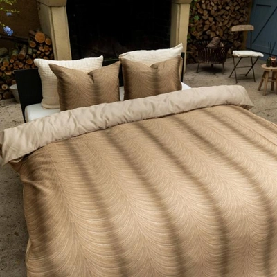 Bettwäsche Kayori Oketo Baumwolle-Satin Braun