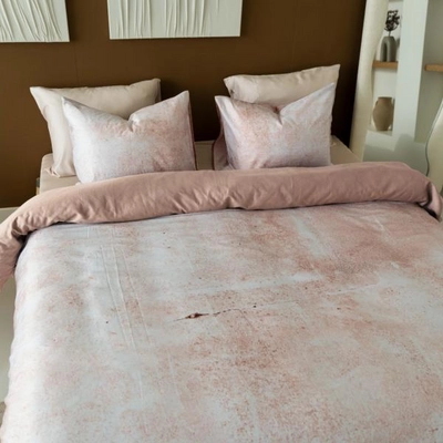 Bettwäsche Kayori Nobo Baumwolle-Satin Nude