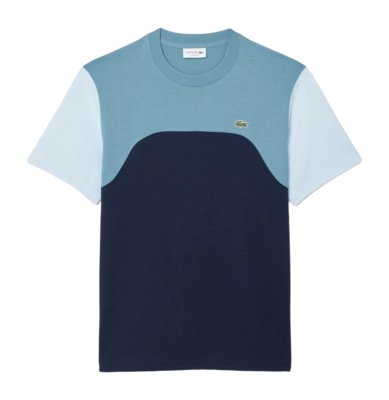 T-Shirt Lacoste TH9551 Herren Navy Blue Limestone Rill