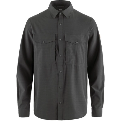 Chemise Fjällräven Homme Abisko Trekking Dark Grey