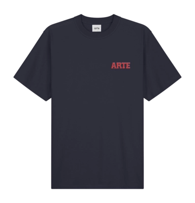 T-Shirt Arte Antwerp Homme Back Print Navy