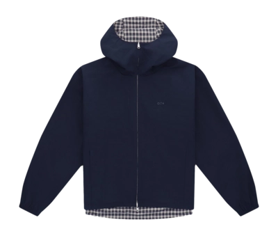 Jacket Arte Antwerp Men Reversible Plaid Technical Navy/Plaid
