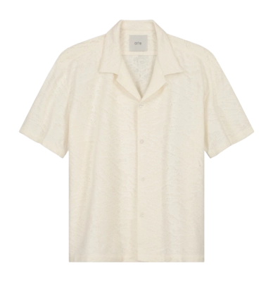 Hemd Arte Antwerp Crochet Shirt Herren Cream
