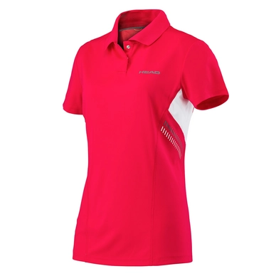 Polo HEAD Club Technical Polo Shirt Women Red